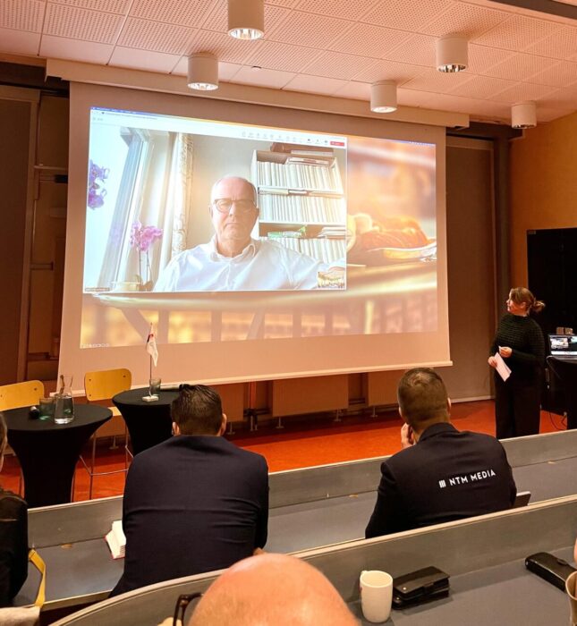 Peter Norman på Tillväxt Gotlands frukostmöte via länk